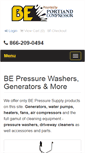 Mobile Screenshot of bepressurewasher.com